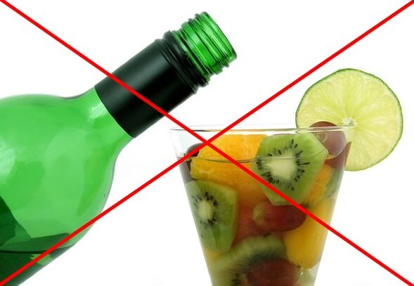 Ao seguir uma dieta preguiçosa, não é recomendado beber álcool