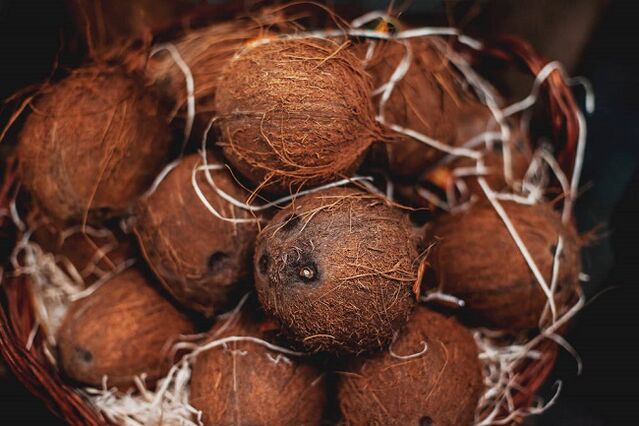 coco e óleo de coco para a dieta cetogênica